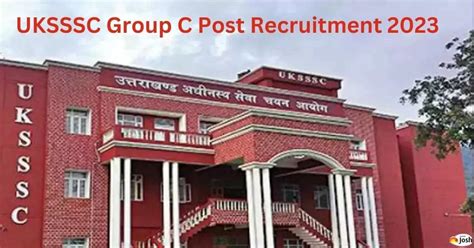 UKSSSC Recruitment 2023 Notification For 236 Various Group C .